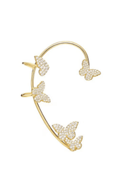 Butterfly bowknot earrings without piercing, view 5 - MRSLM
