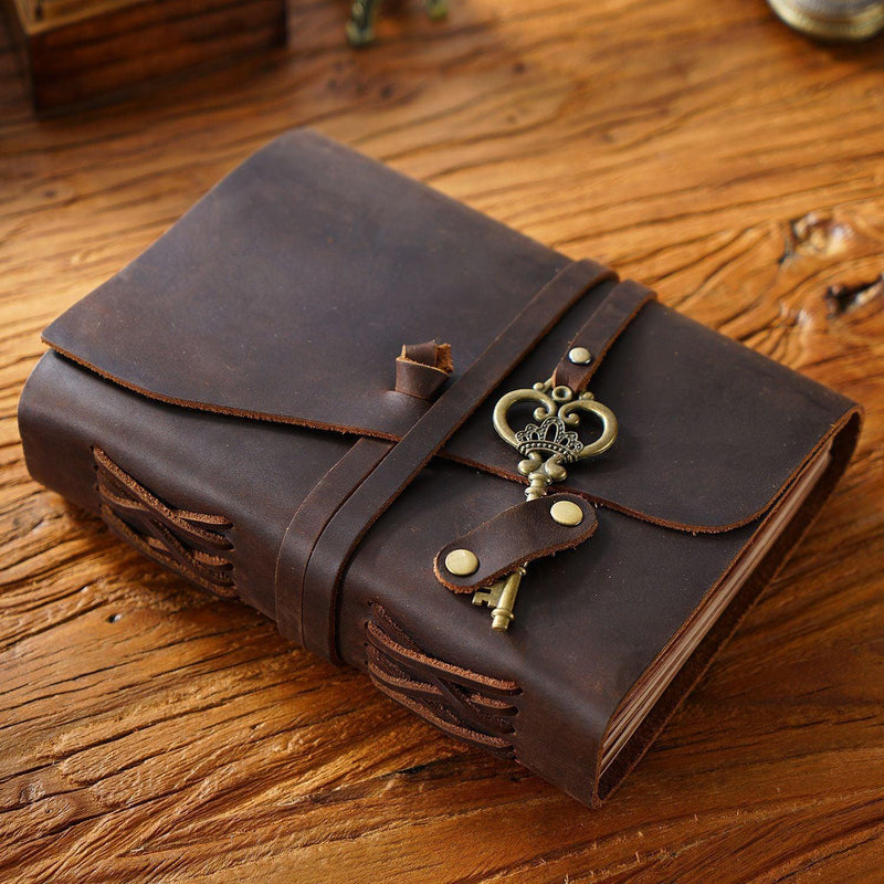 First layer cowhide traveler's notebook, view 7 - MRSLM