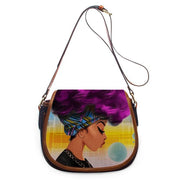 printed PU shell messenger bag, view 11 - MRSLM