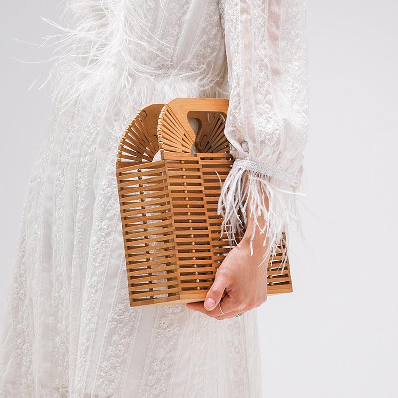 ladies handmade bamboo handbag - MRSLM