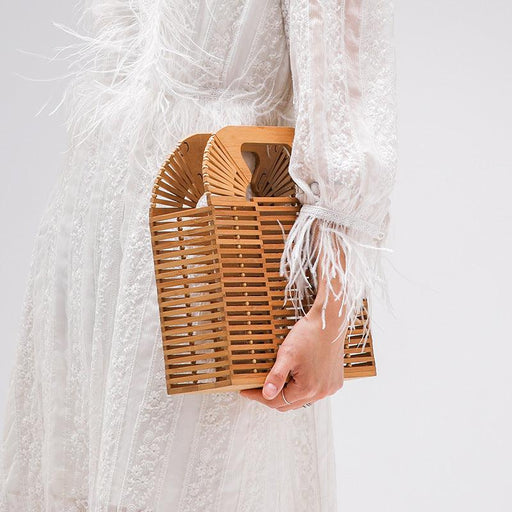 ladies handmade bamboo handbag - MRSLM