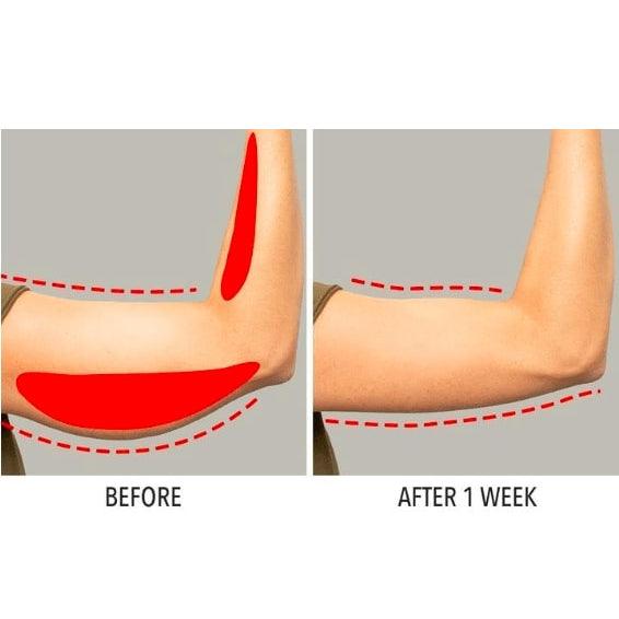 cooling compression arm sleeves, view 3 - MRSLM