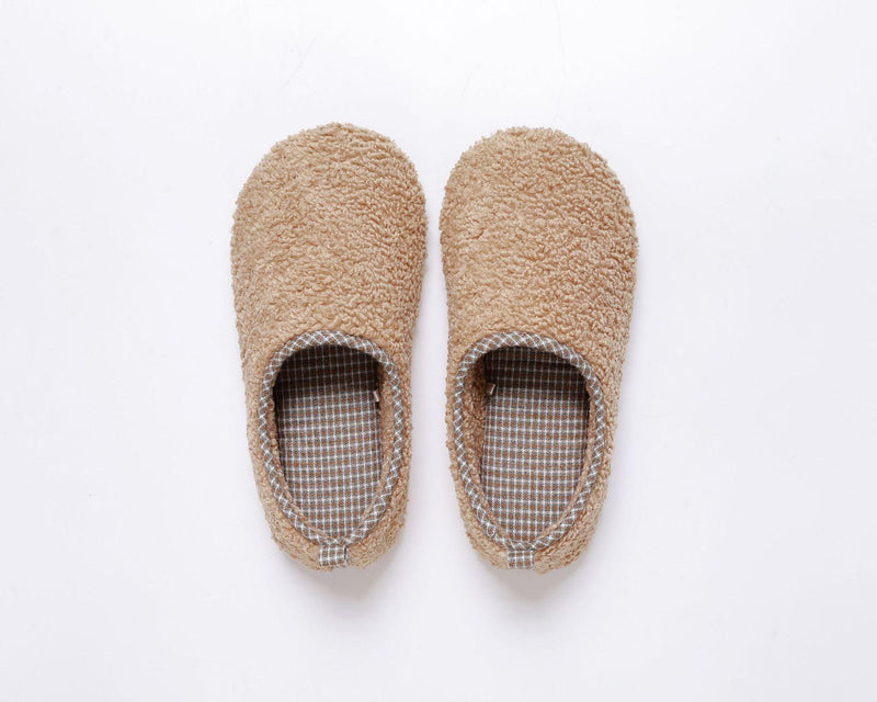 Men and women thick plush cotton slippers, view 5 - MRSLM