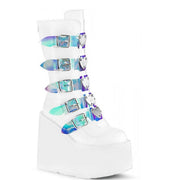 Platform boots with side zip, view 5 - MRSLM