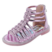 girls' summer sequin princess sandals, view 3 - MRSLM