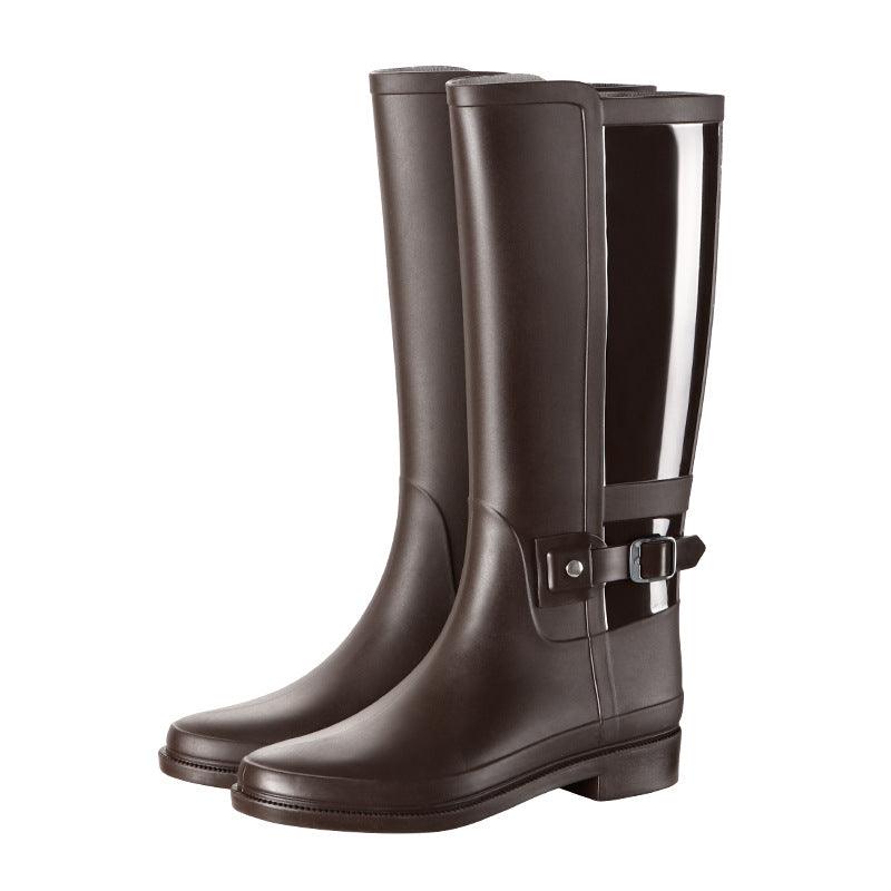 high tube waterproof rain boots, view 2 - MRSLM