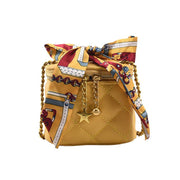 Mini PU box shoulder bag with chain, view 10 - MRSLM