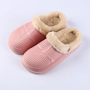Removable cotton plush shoe cover slippers, view 7 - MRSLM