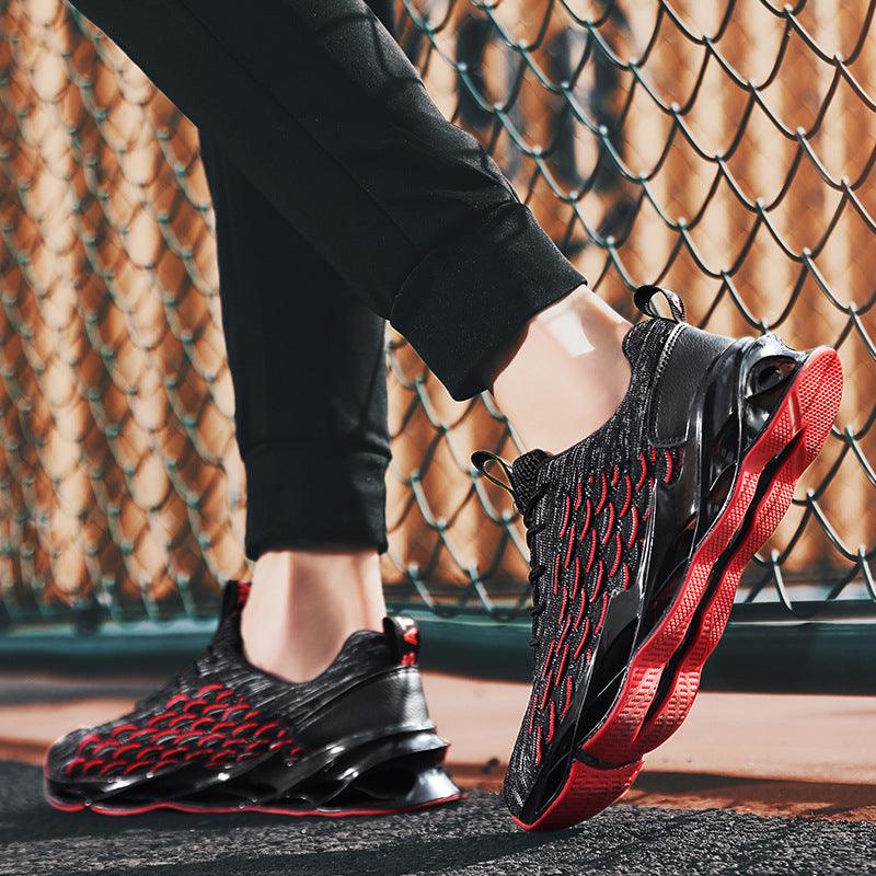 Men's knit sports shoes, view 4 - MRSLM