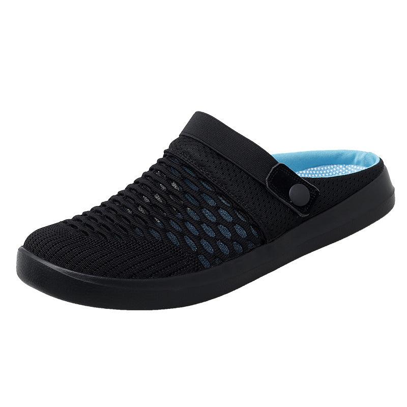 Flat slip-on half slippers, view 4 - MRSLM