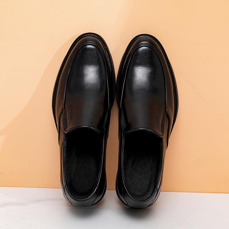Summer men's casual leather shoes, view 5 - MRSLM