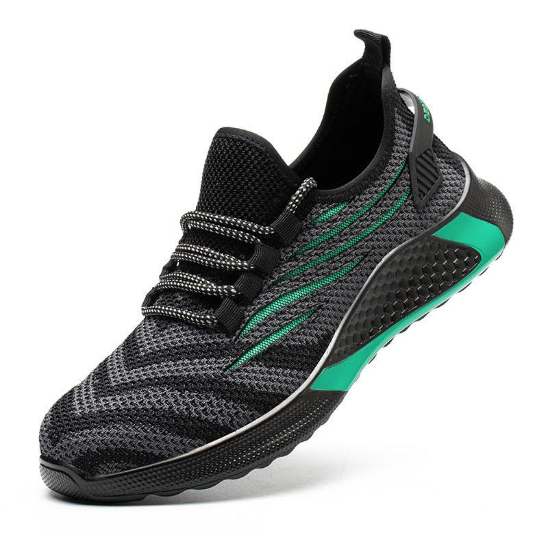 knit steel toe work shoes, view 4 - MRSLM