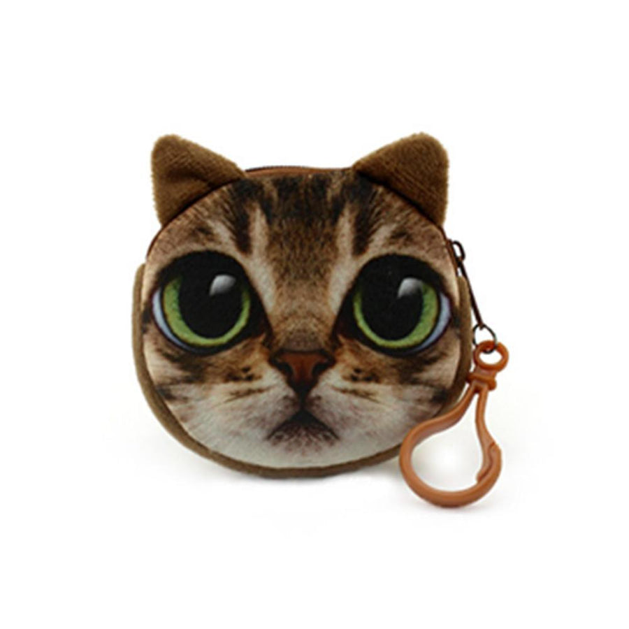 Cute Animal Cat Stuffed Plush Toy Handbag Chain Doll Toy Gift Collection (01#) - MRSLM