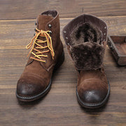 Men's first layer cowhide Martin boots, view 6 - MRSLM