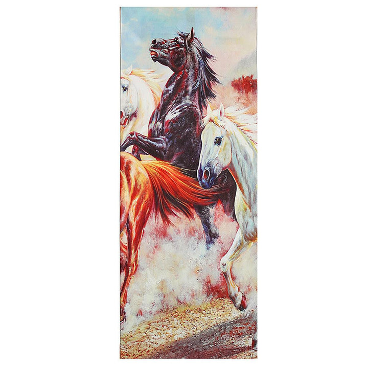 5 Panels Horses Modern Painting Wall Decoration Art Picture Hanging Drawing Living Bedroom Decoration no Frame - MRSLM