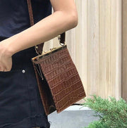 retro clip small square crossbody bag, view 4 - MRSLM