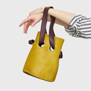 retro circle bucket bag, view 4 - MRSLM
