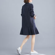 spring literary plus size dress, view 3 - MRSLM