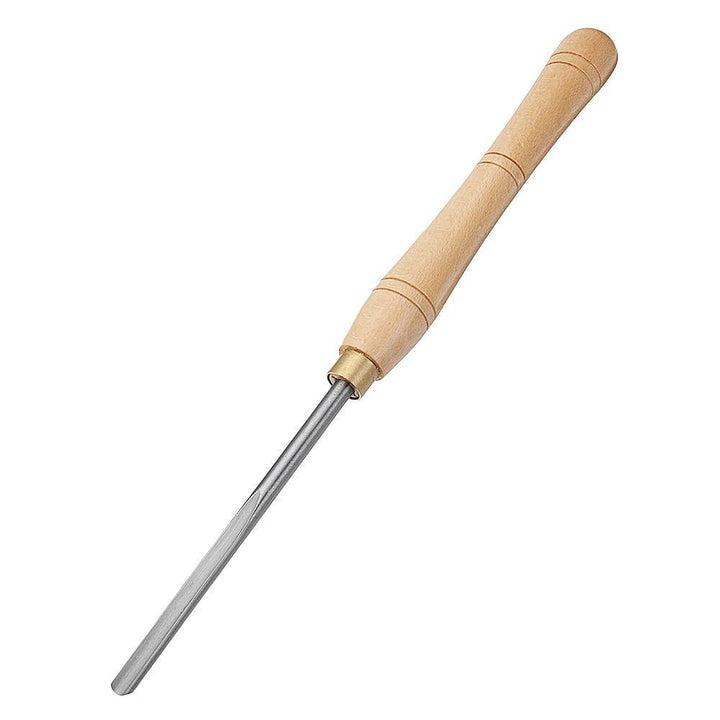 Drillpro High Speed Steel Lathe Chisel Wood Turning Tool with Wood Handle Woodworking Tool - MRSLM