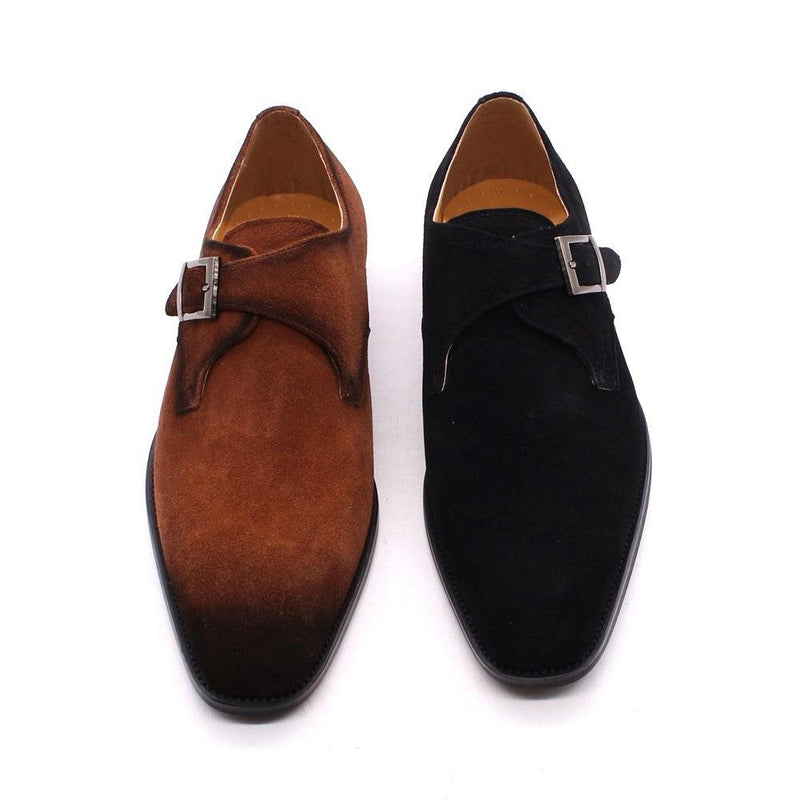 Men's vintage cowhide business casual shoes, view 5 - MRSLM