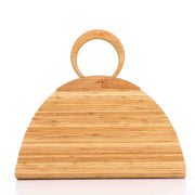Bamboo Hand-woven Clutch Bag Natural Bamboo Bag Handbag - MRSLM