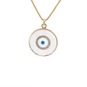 Women's Simple Copper Micro-Set Zircon Necklace - MRSLM