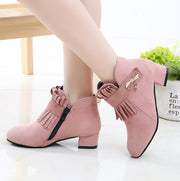 mid-tube tassel martin boots, view 2 - MRSLM