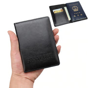faux leather passport cover - MRSLM