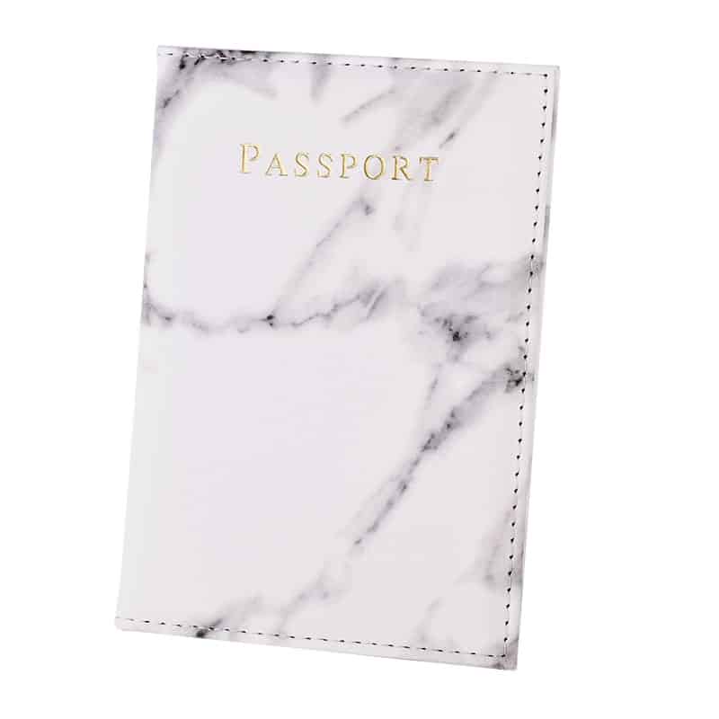 faux leather passport cover, view 2 - MRSLM