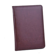 faux leather passport cover, view 5 - MRSLM