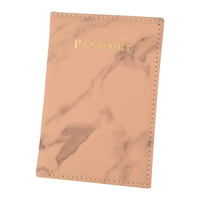 faux leather passport cover, view 6 - MRSLM