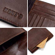 genuine leather business travel passport cover, view 9 - MRSLM