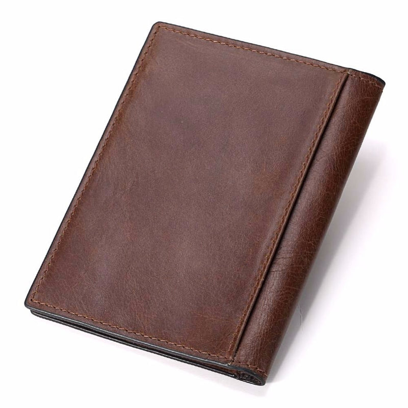 genuine leather business travel passport cover, view 8 - MRSLM