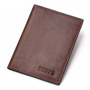 genuine leather business travel passport cover, view 7 - MRSLM