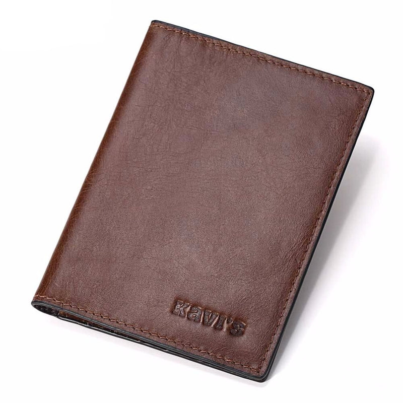 genuine leather business travel passport cover, view 7 - MRSLM