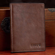 genuine leather business travel passport cover, view 11 - MRSLM