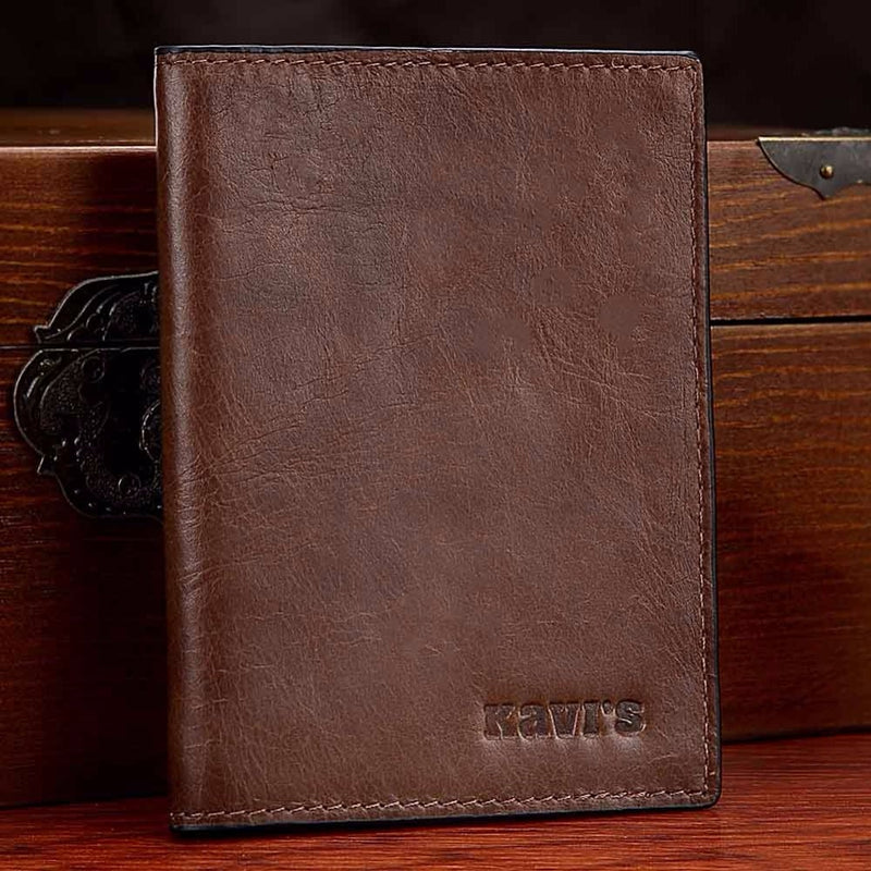 genuine leather business travel passport cover, view 11 - MRSLM