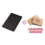 genuine leather business travel passport cover, view 2 - MRSLM