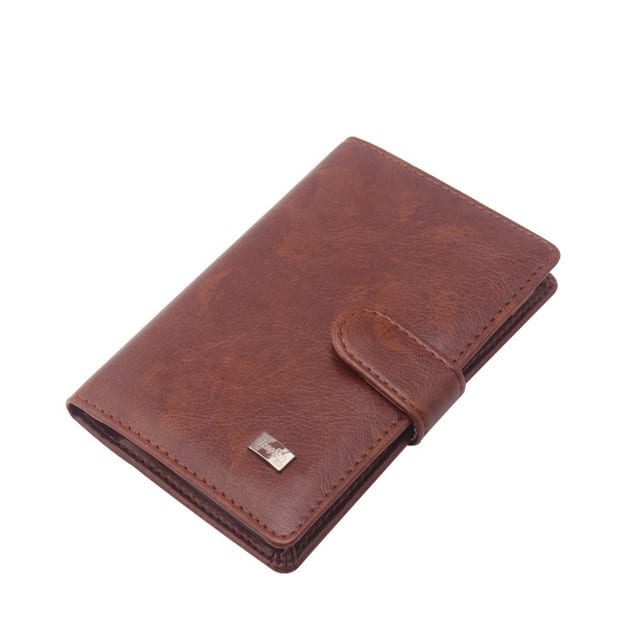 men's faux leather passport cover, view 8 - MRSLM