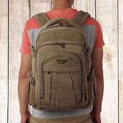 men's canvas backpack, view 5 - MRSLM