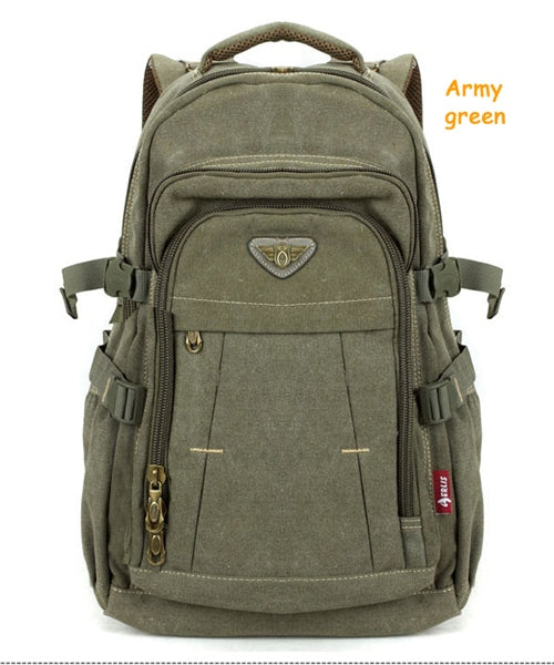 men's canvas backpack, view 4 - MRSLM