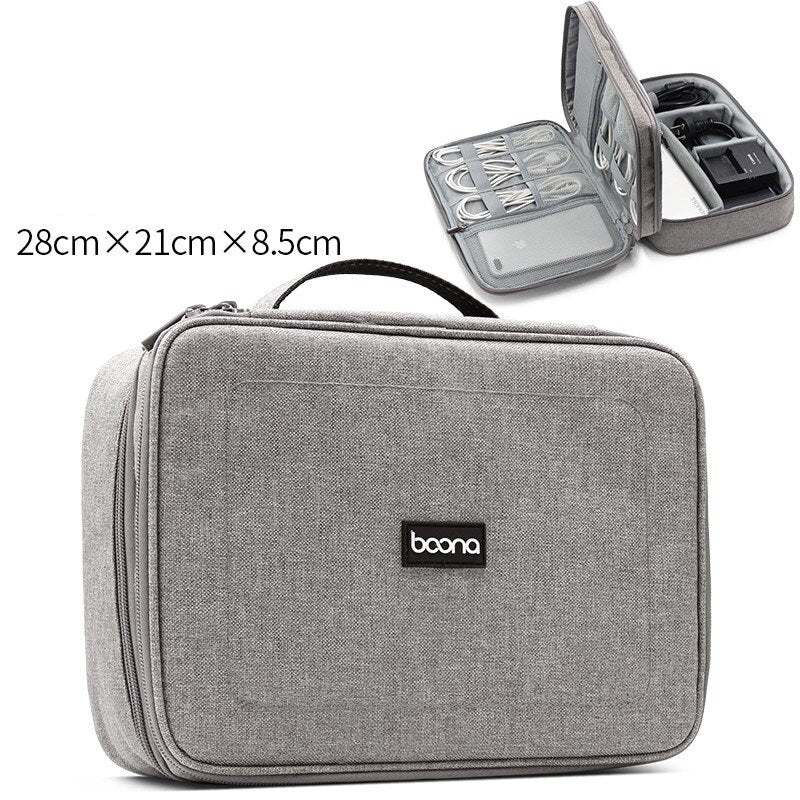 travel cable organizer bag, view 12 - MRSLM