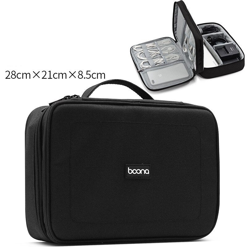 travel cable organizer bag, view 13 - MRSLM