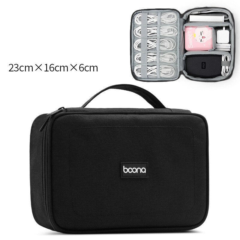 travel cable organizer bag, view 18 - MRSLM