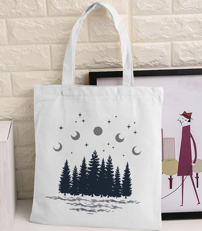 Van Gogh print canvas tote bag, view 9 - MRSLM