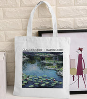 Van Gogh print canvas tote bag, view 10 - MRSLM