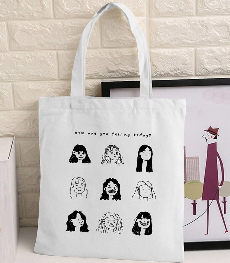 Van Gogh print canvas tote bag, view 14 - MRSLM