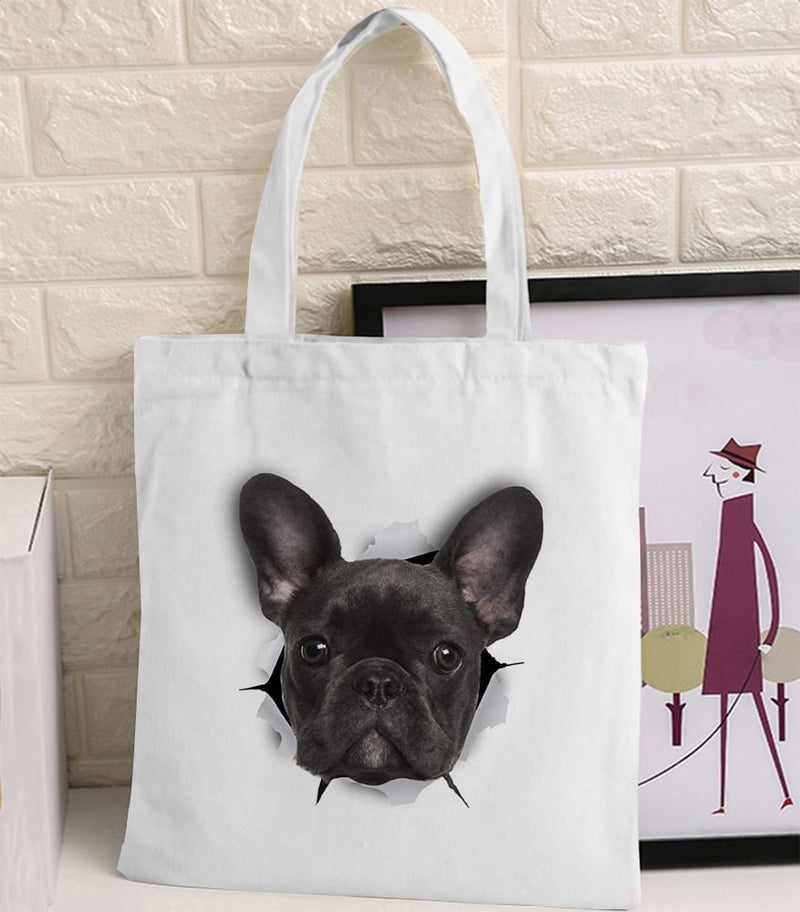 Van Gogh print canvas tote bag, view 15 - MRSLM