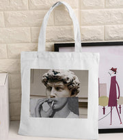Van Gogh print canvas tote bag, view 18 - MRSLM