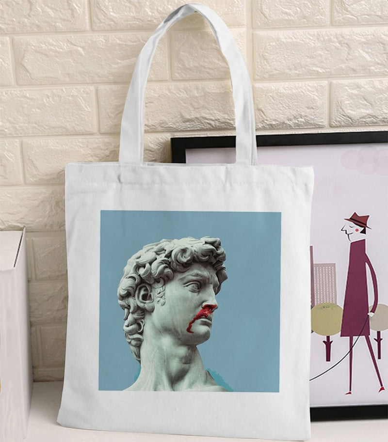 Van Gogh print canvas tote bag, view 19 - MRSLM